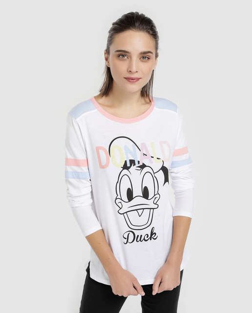 Camiseta de pijama de mujer Disney del Pato Donald