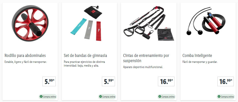 Ofertas deporte Lidl