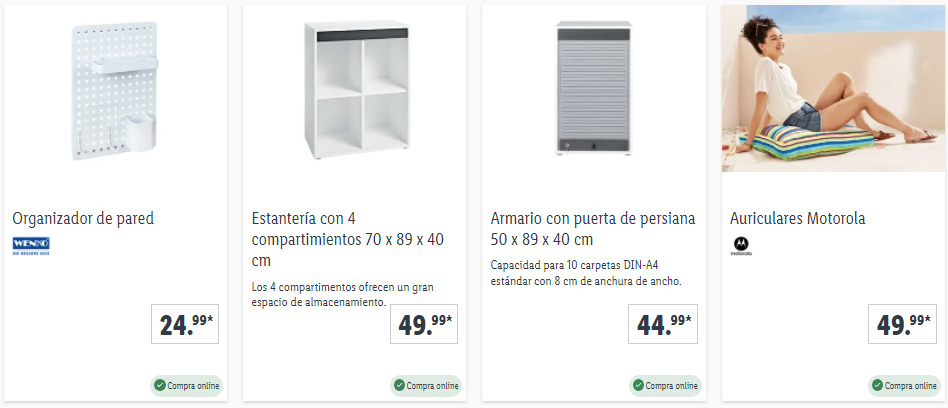 Ofertas oficina Lidl