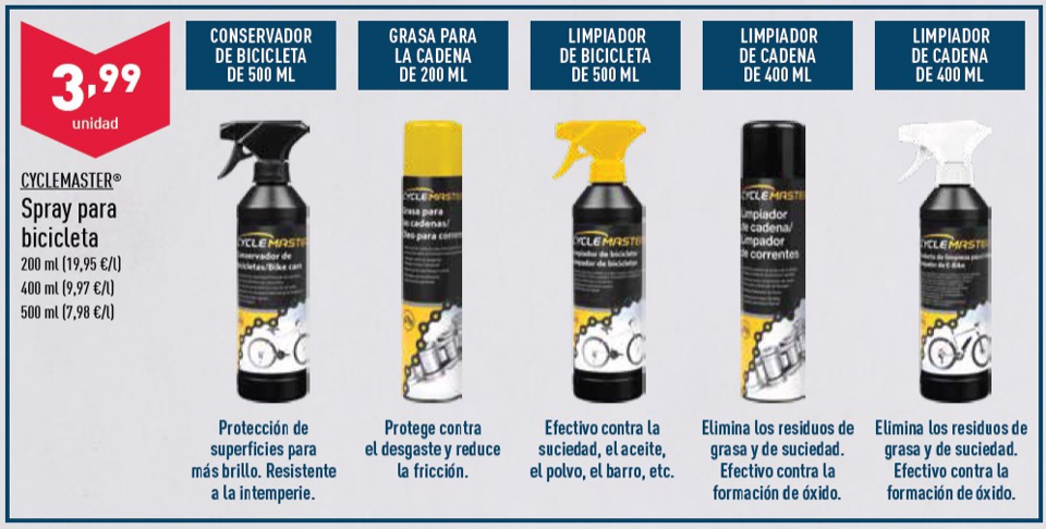 Productos bici Aldi