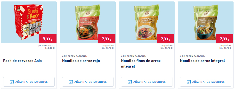 Especial Oriente Aldi