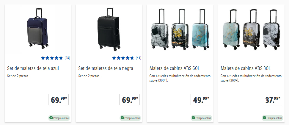 Maletas Lidl