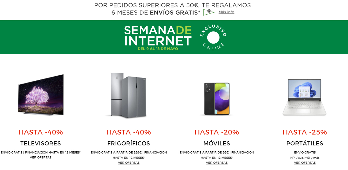 Semana Internet Corte Ingles