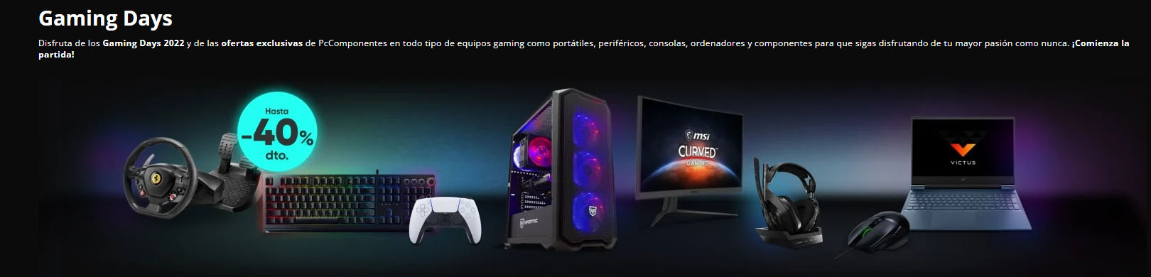 Gaming Days Pc Componentes