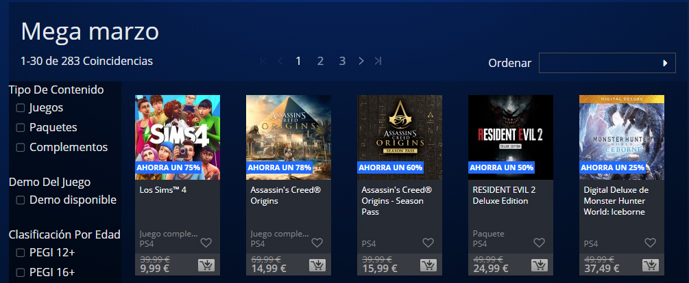 Ofertas PS Store