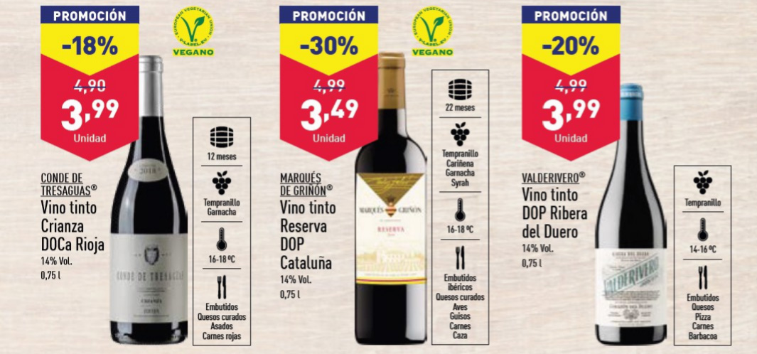 Especial Vinos Aldi