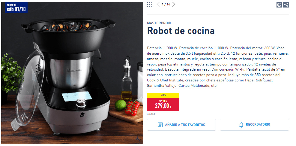 Robot cocina Aldi