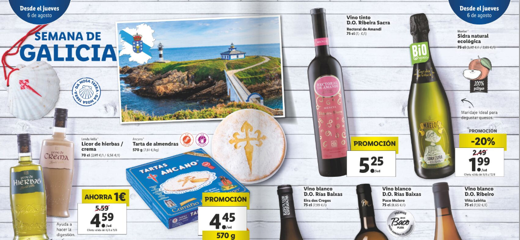 Ofertas Galicia Lidl