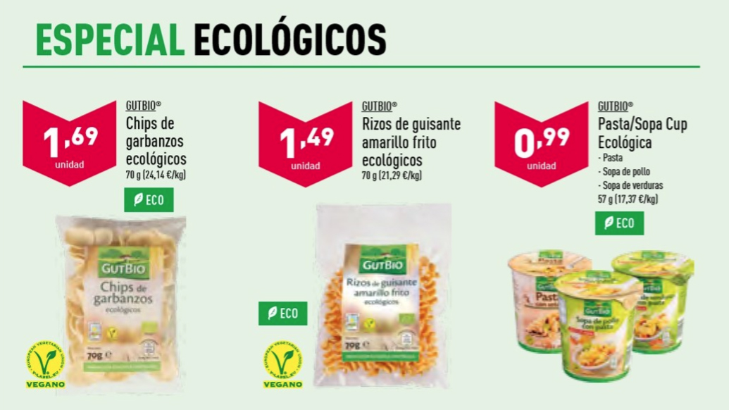 Especial Ecológicos Aldi