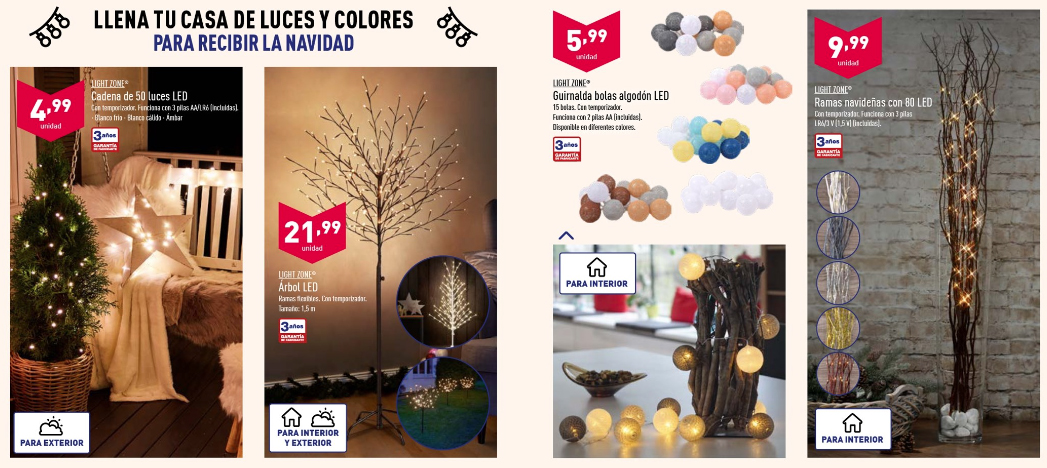 Decoración Navidad Aldi
