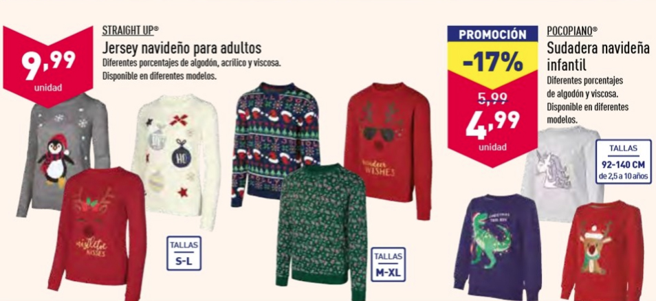 Aldi moda Navidad