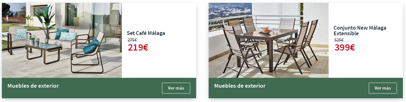 Promoción jardines y terrazas Carrefour