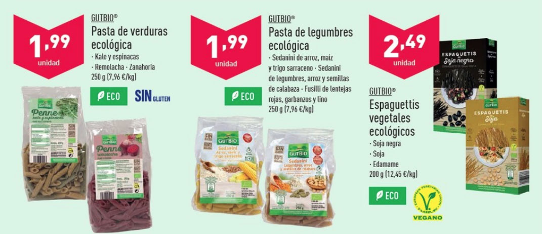 Especial Ecológicos Aldi