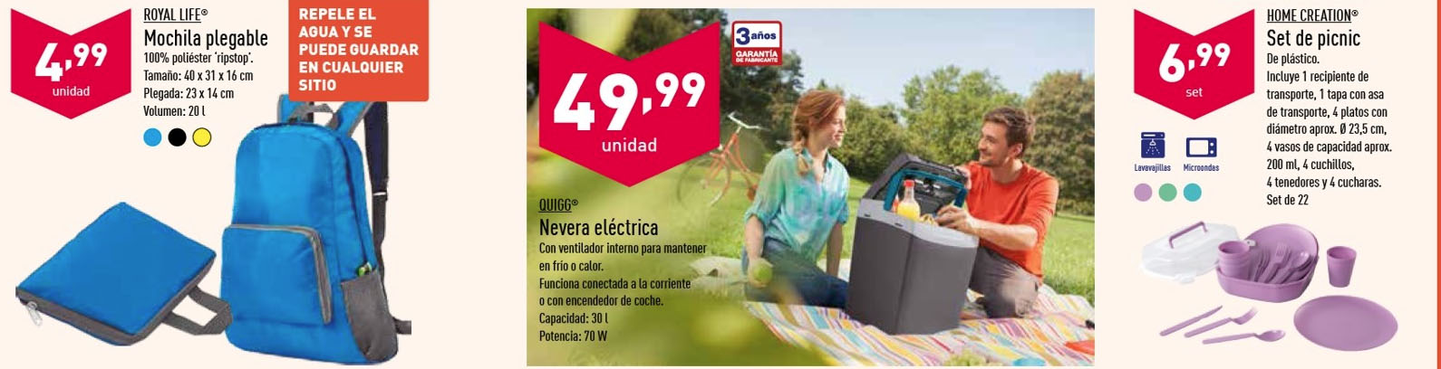 Ofertas verano Aldi