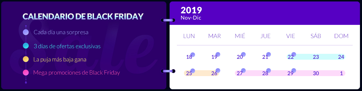 Calendario ofertas