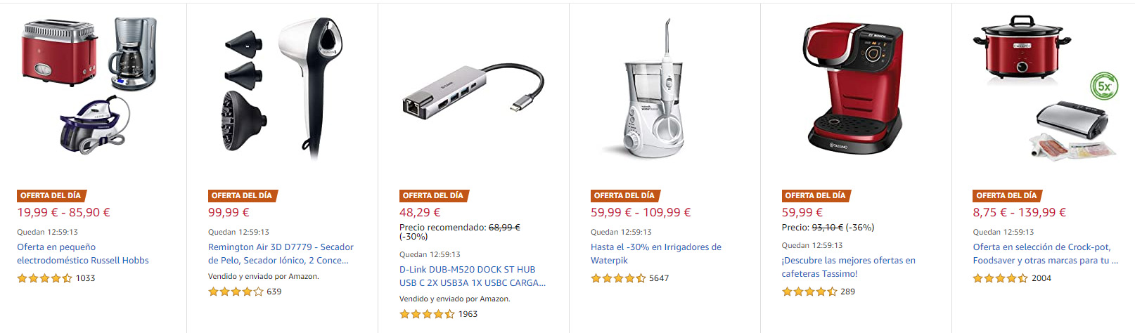 Ofertas de septiembre Amazon