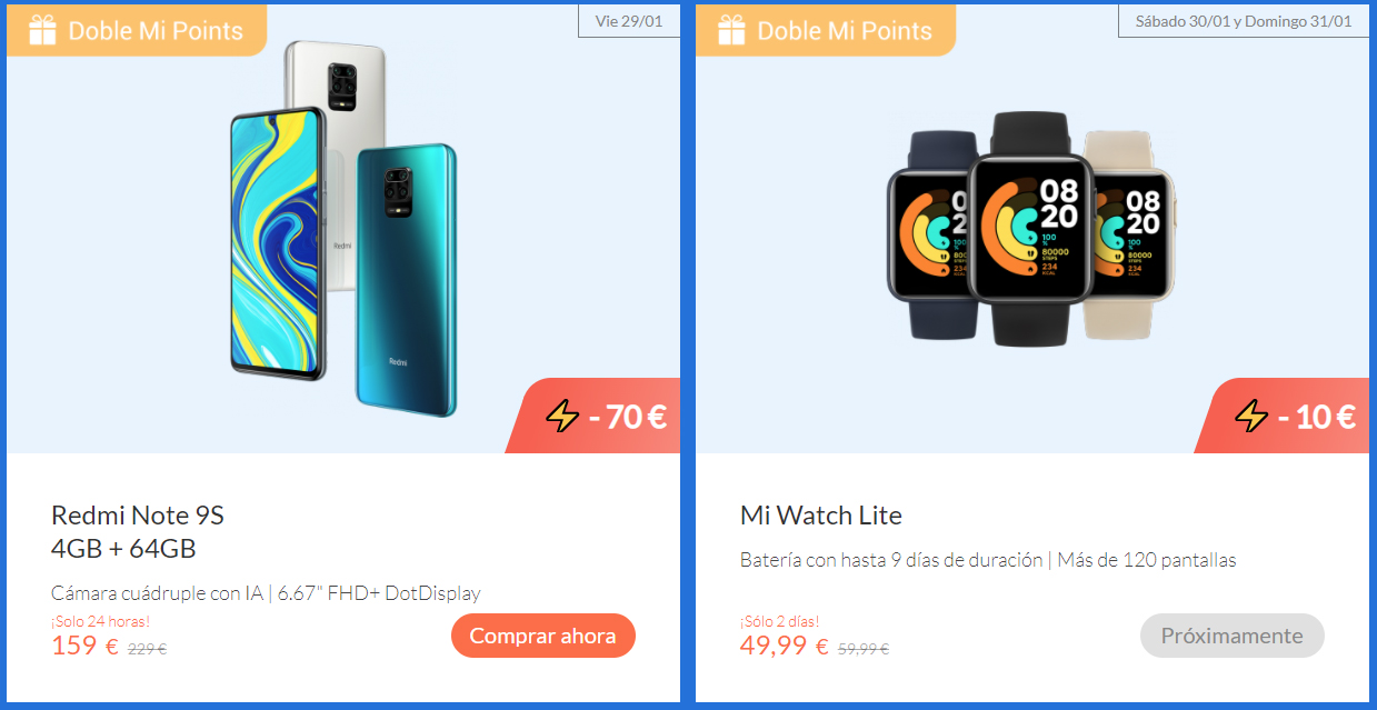 Ofertas flash Xiaomi