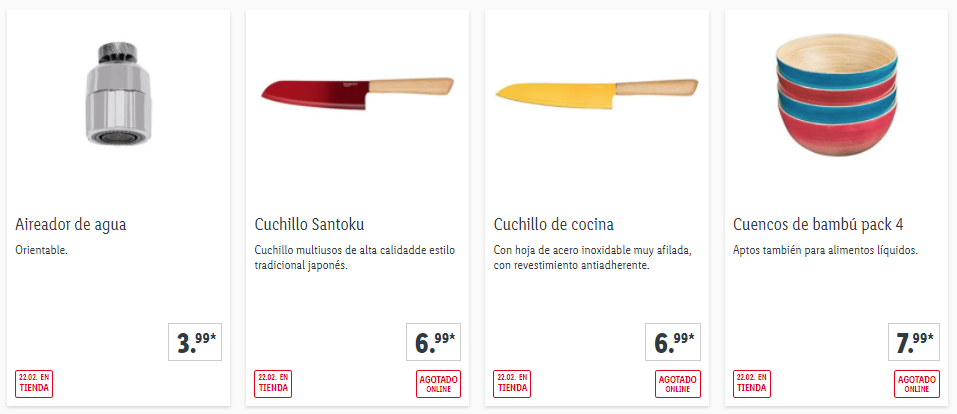 Ofertas cocina Lidl