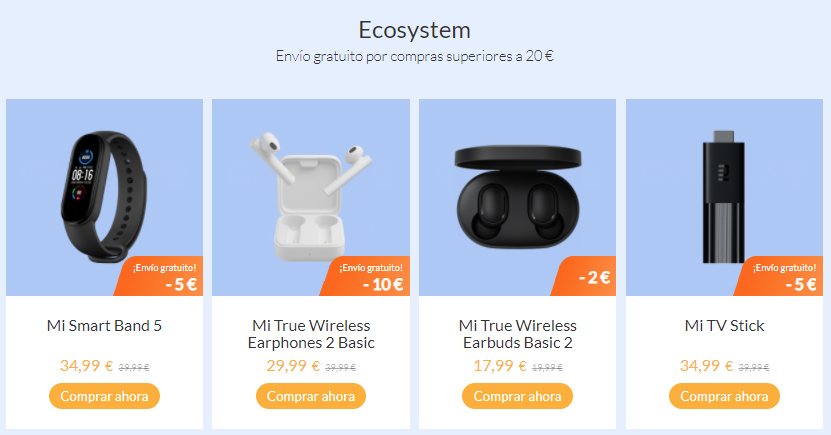 Rebajas de primavera Xiaomi