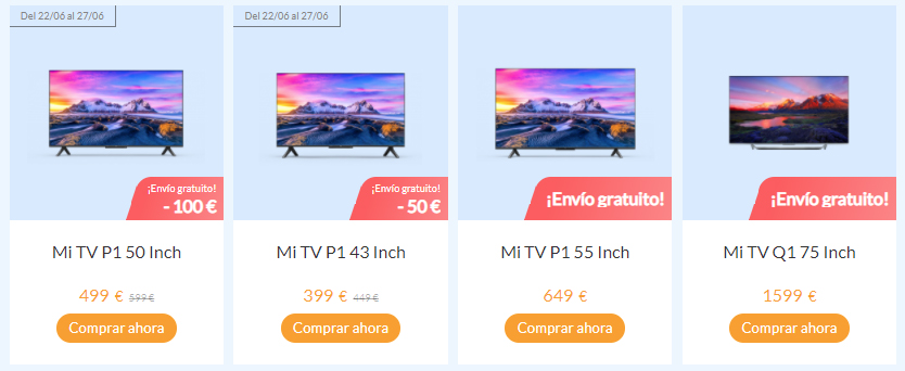 Rebajas de verano Xiaomi