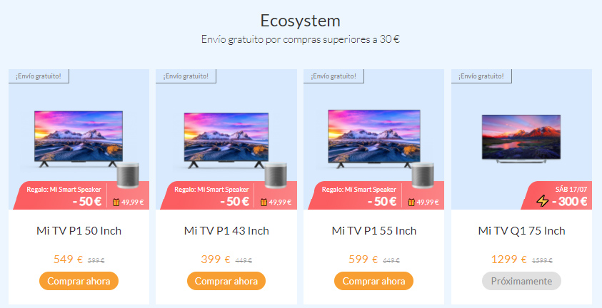 Rebajas verano Xiaomi