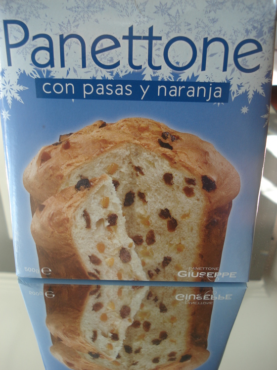 Panettone pasas y naranja