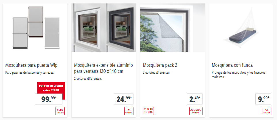 Mosquiteras Lidl