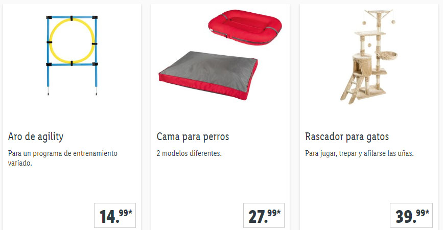 Ofertas mascotas Lidl