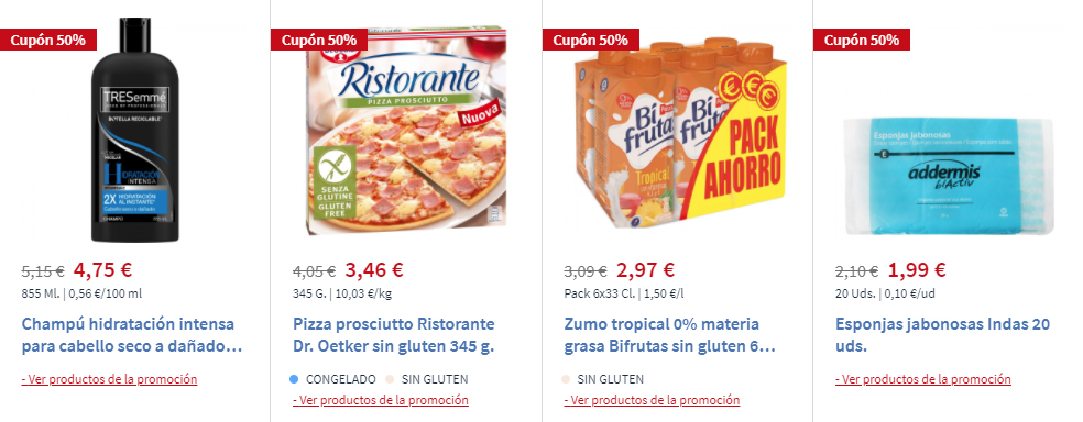 Productos promocionados Carrefour