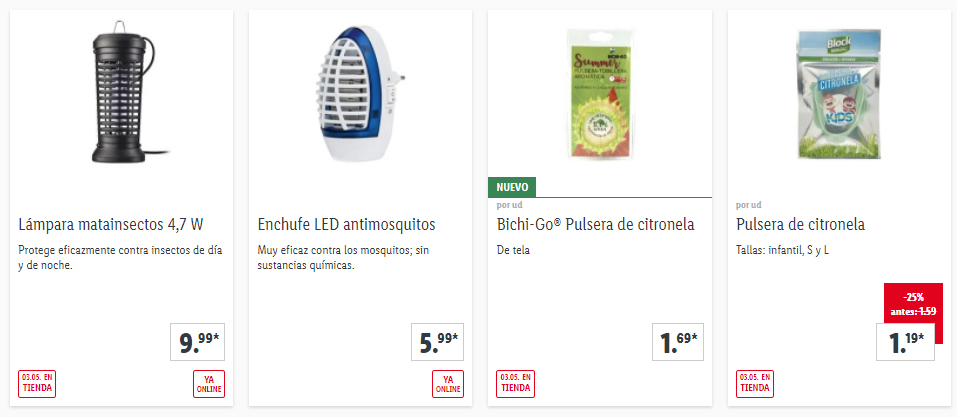 Mosquiteras Lidl