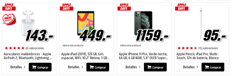 Ofertas Apple