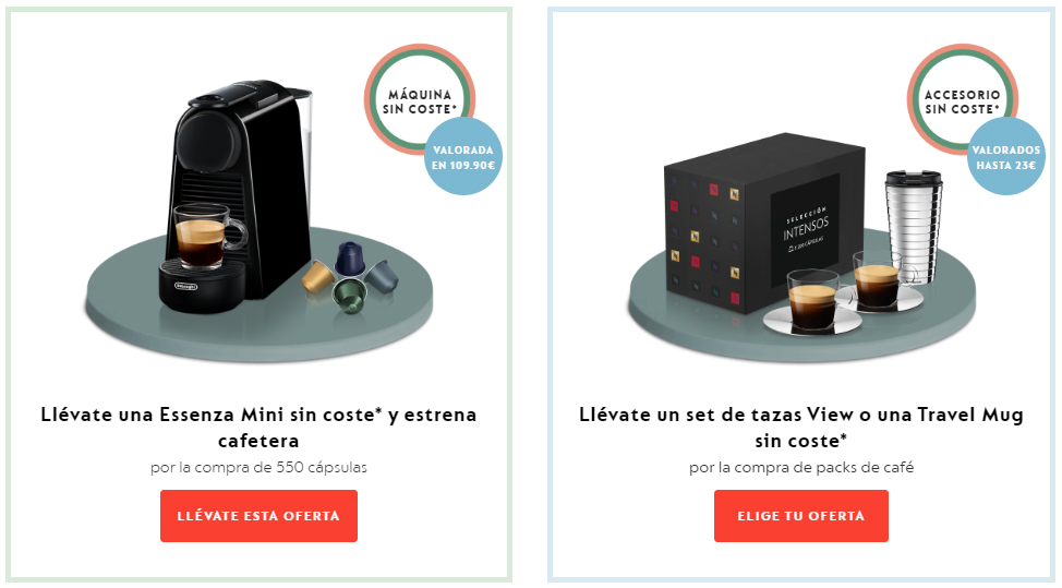 Ofertas Nespresso