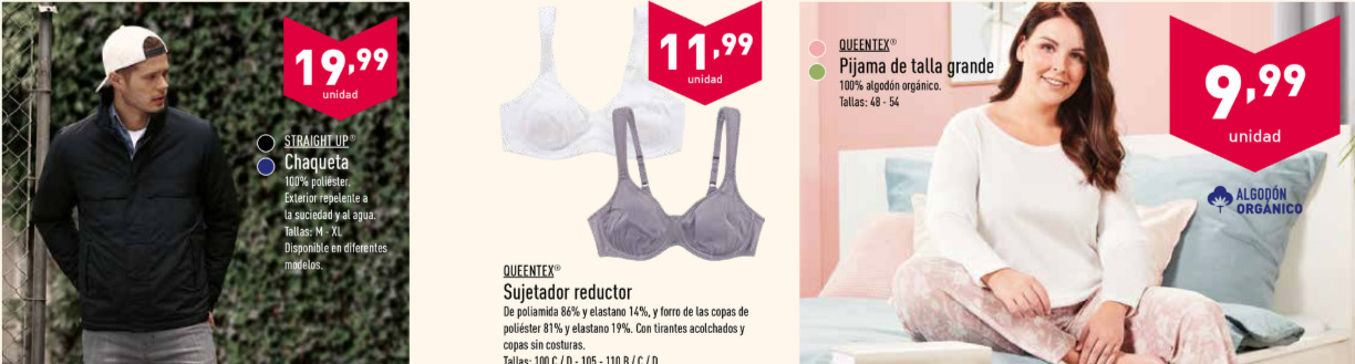 Ofertas ropa Aldi