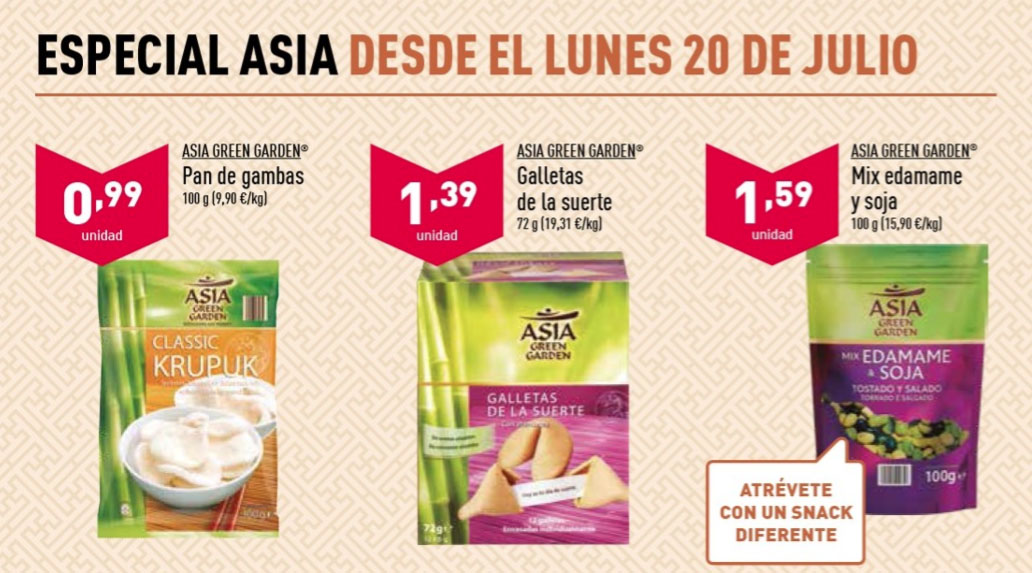 Especial Asia Aldi