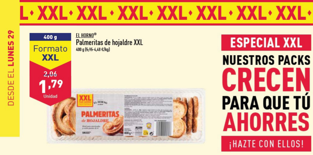 Ofertas xxl Aldi