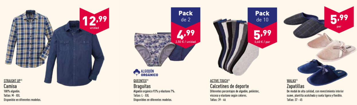 Ofertas ropa Aldi 2