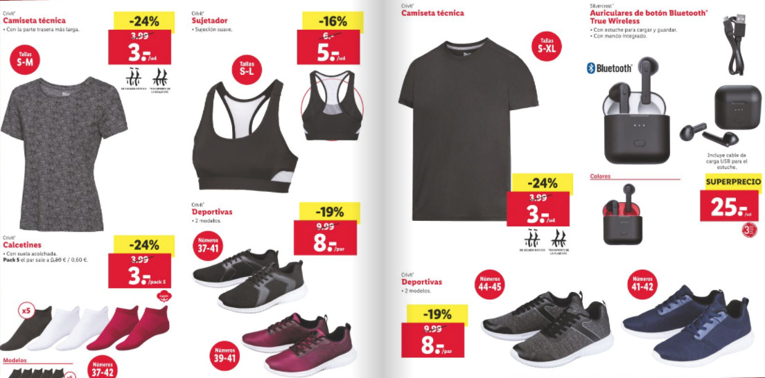 Ofertas deporte Lidl