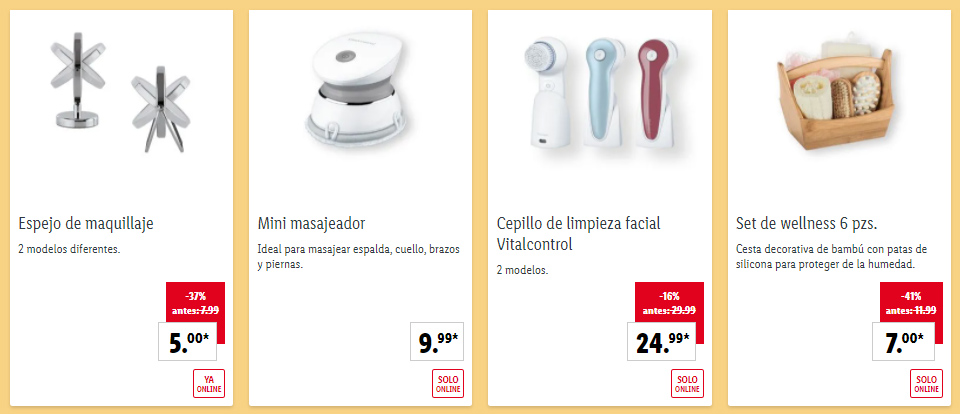 Productos de belleza Lidl