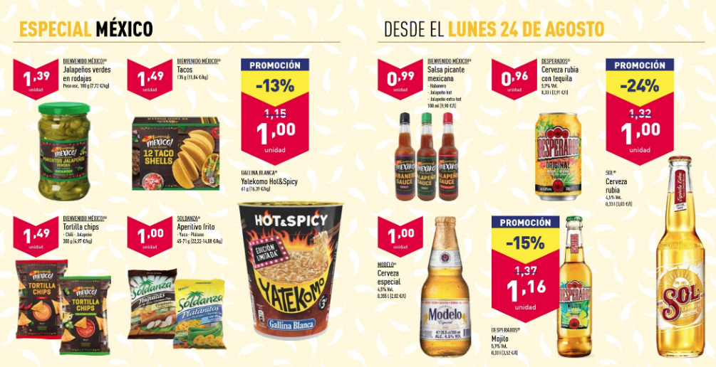 Especial México Aldi