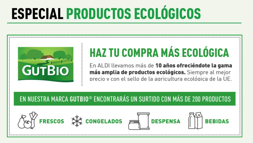 Aldi Productos Ecológicos