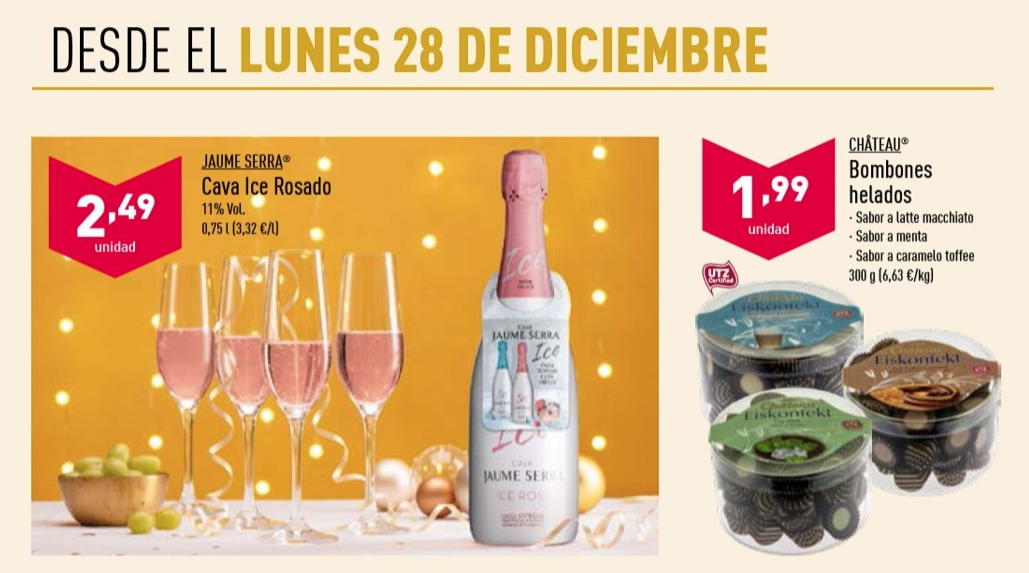 Ofertas fin de año Aldi