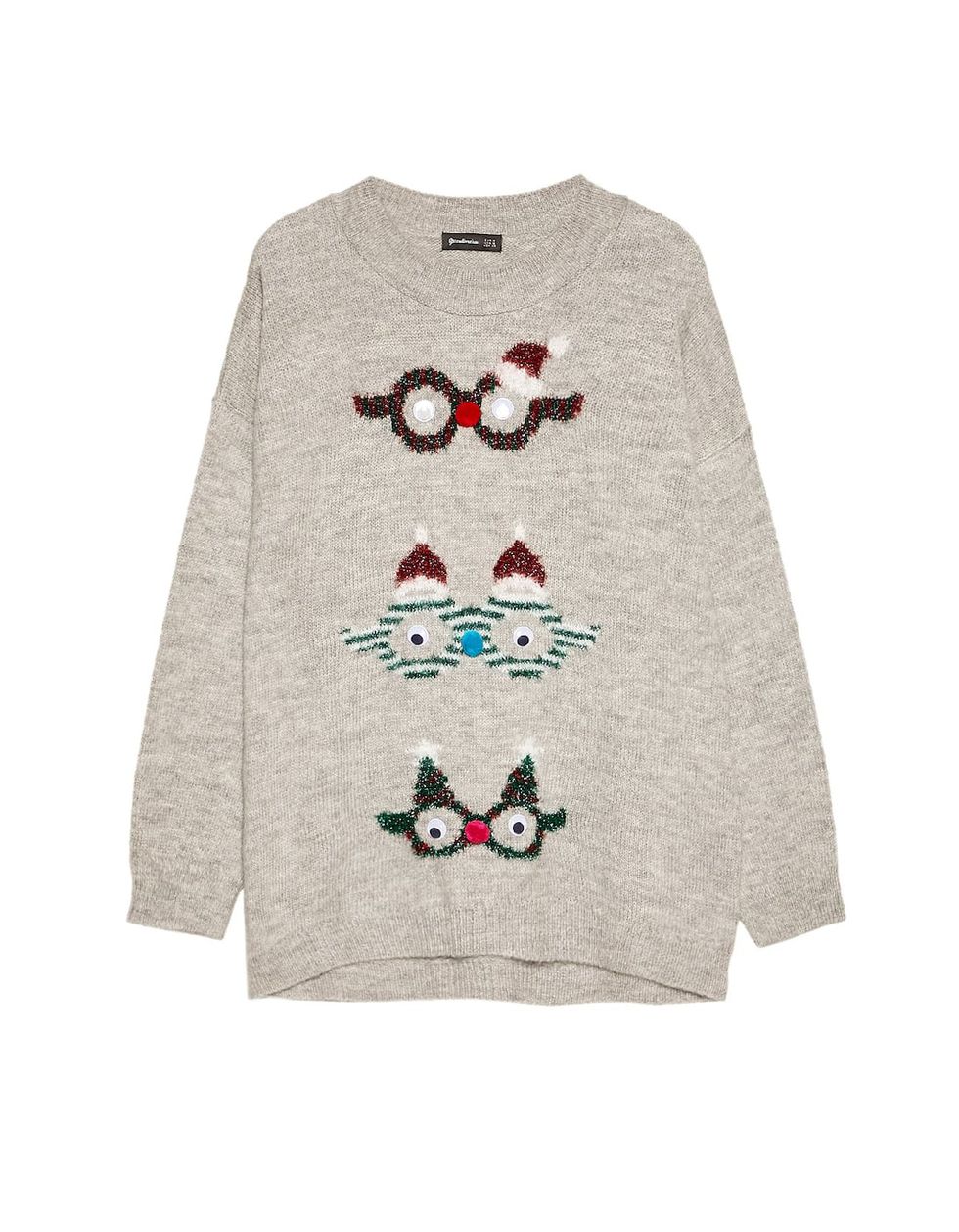 Jersey con gafas navideñas, 25,99€