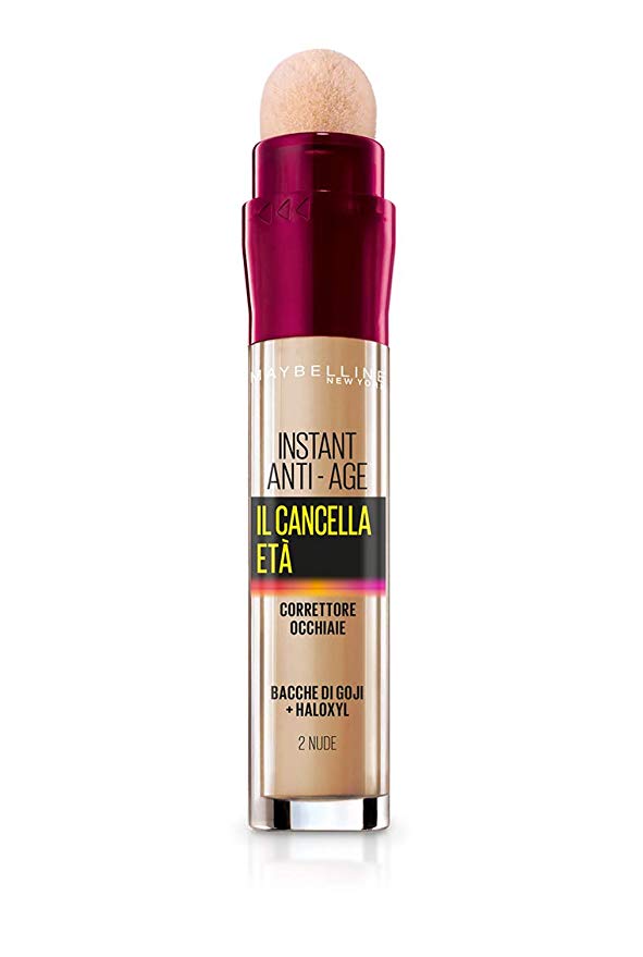 Maybelline New York Borrador corrector de ojos Anti-Imperfecciones, Tono 02 Nude ml por 6,04 euros