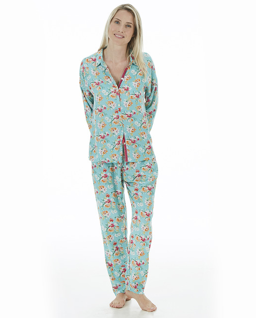 Pijama de mujer J&J Brothers de viscosa estampada29,94€