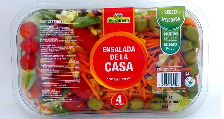 Ensaladas verdes de Mercadona