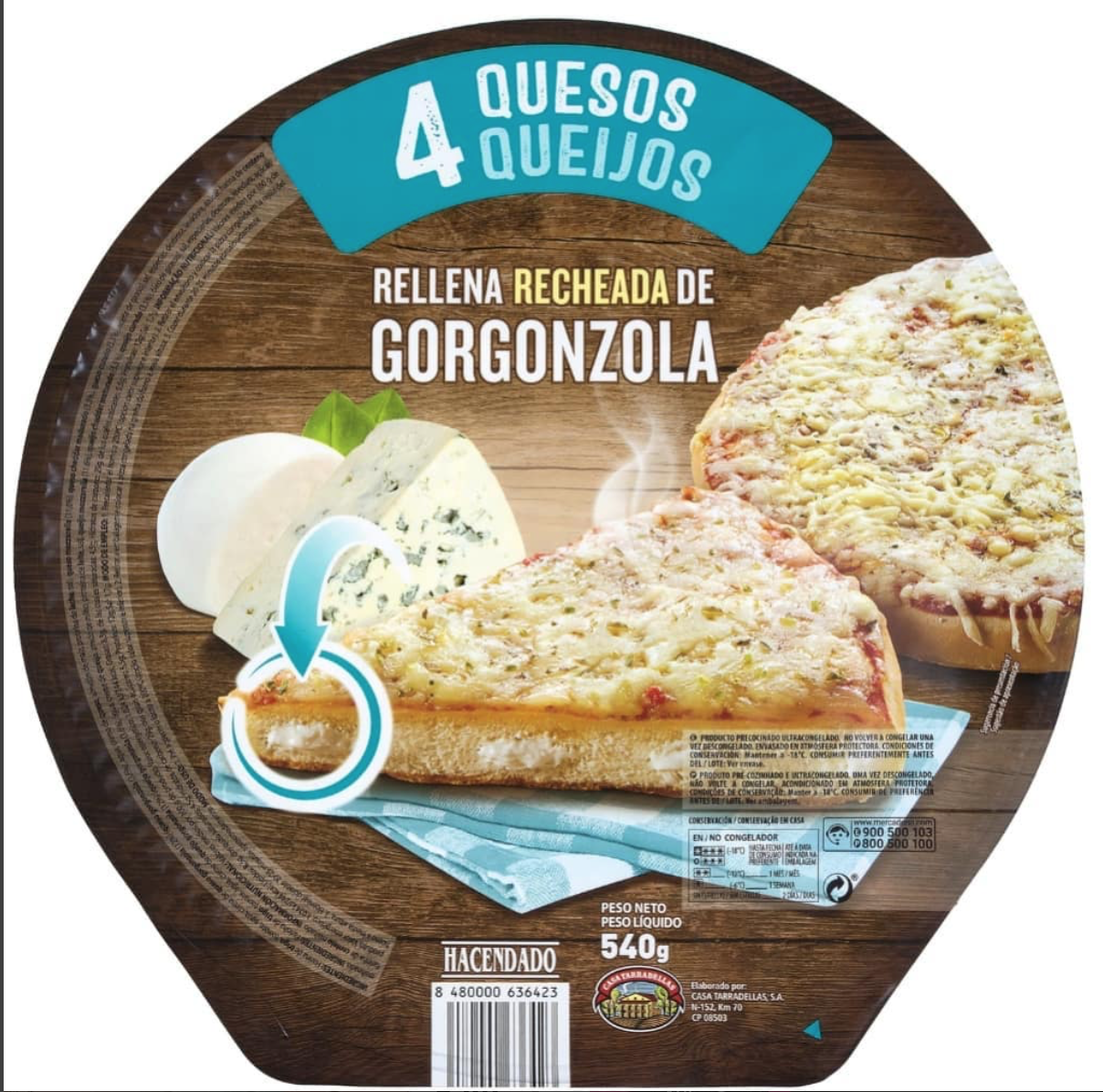 Nueva pizza de Mercadoa