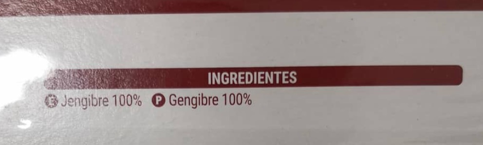 Ingredientes de la infusión de jengibre