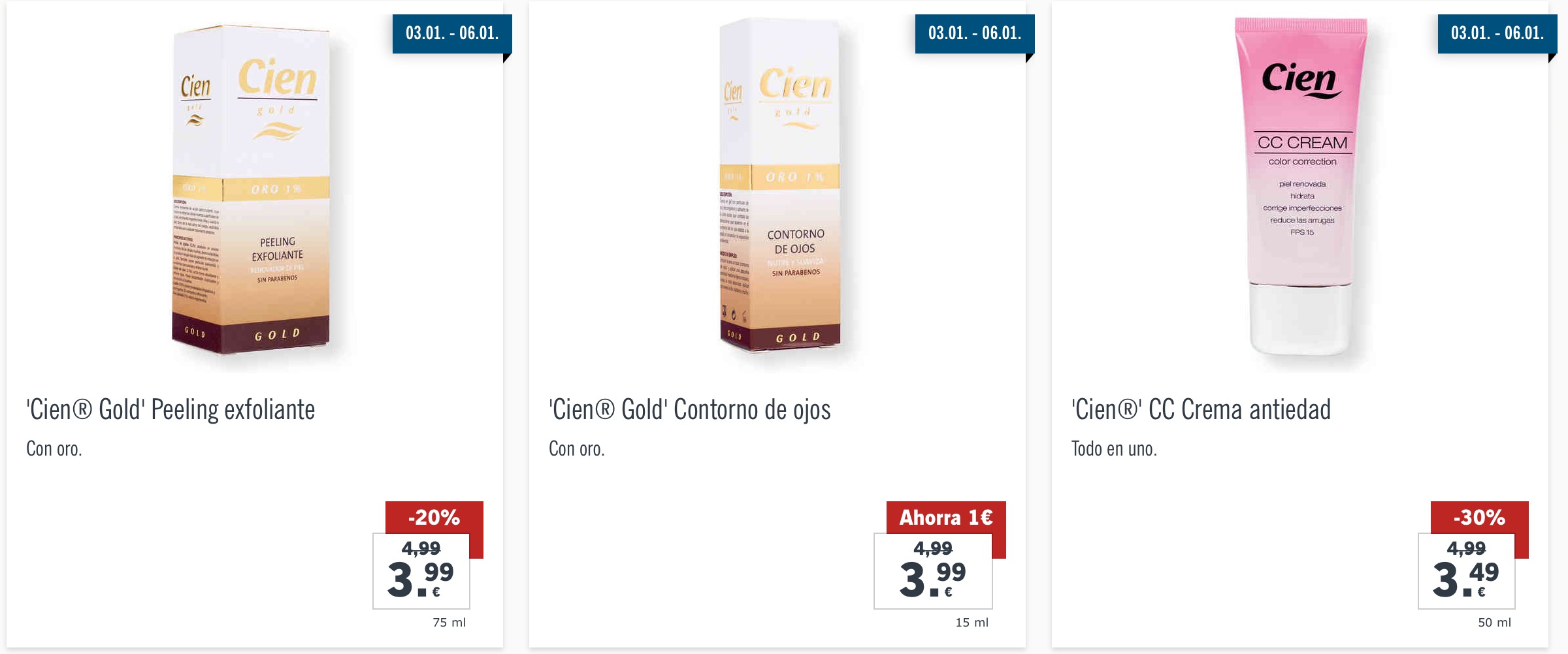 Productos rebajados de Lidl