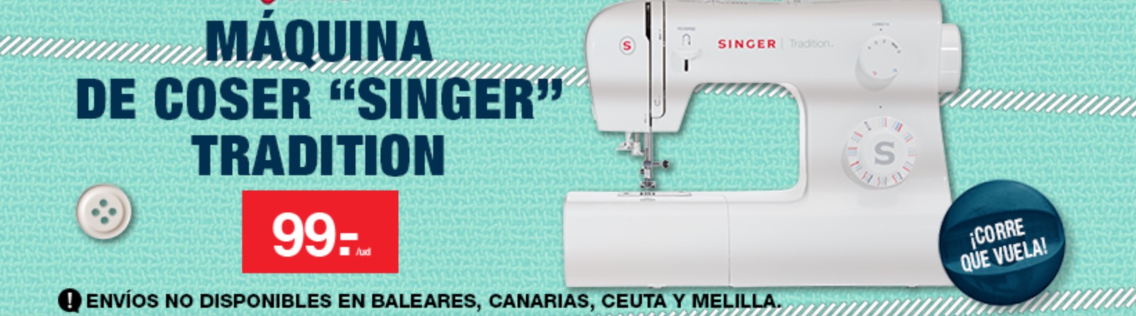 Máquina de coser Singer de Lidl