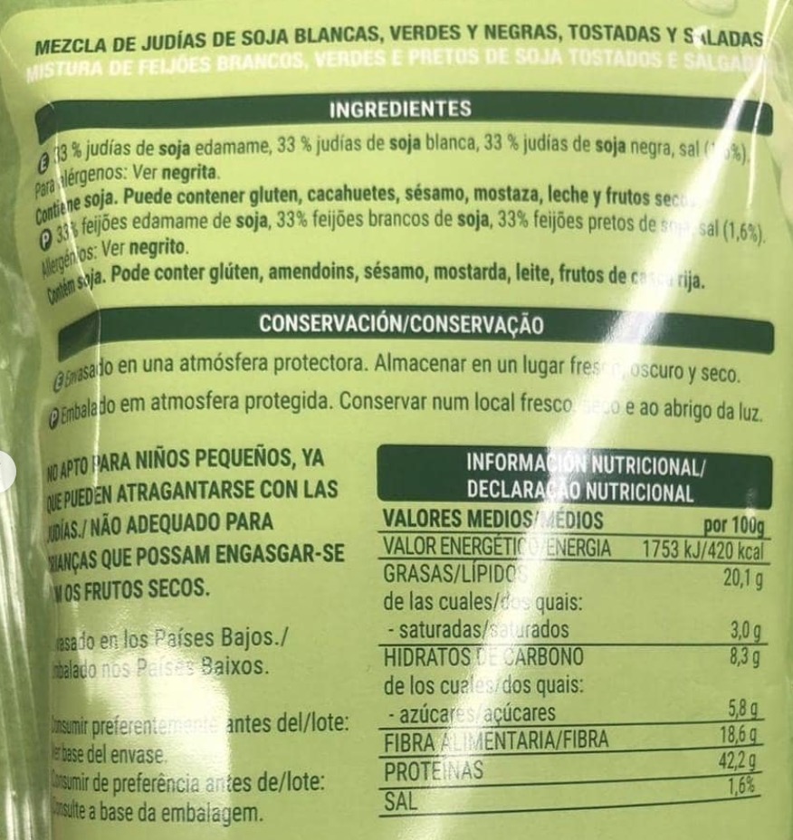 Ingredientes MixBeans